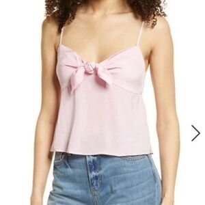 BP Nordstrom Pink Opal Cami Top Bow Detail Medium